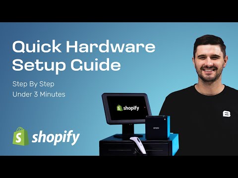Shopify POS Hardware Setup | Connect Printer, Cash Drawer & Barcode Scanner | Point Of Sale System